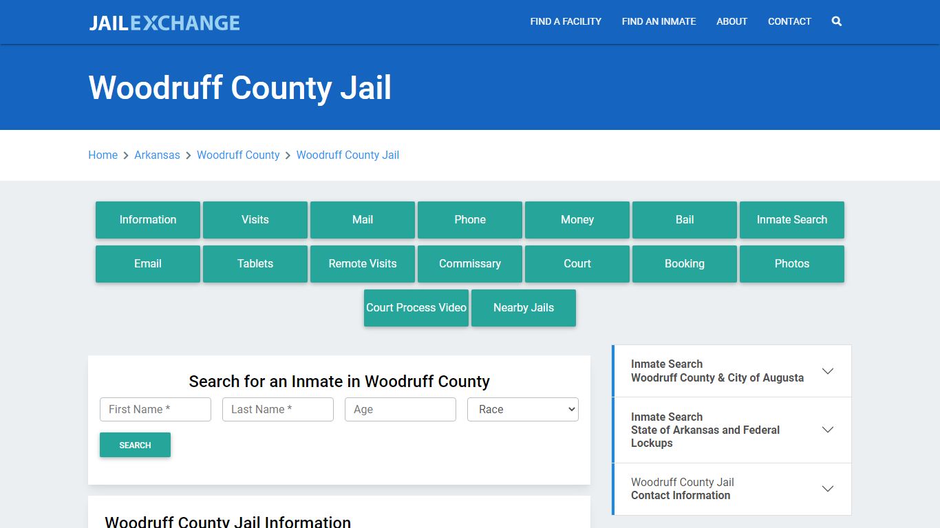 Woodruff County Jail Roster Lookup, AR, Inmate Search